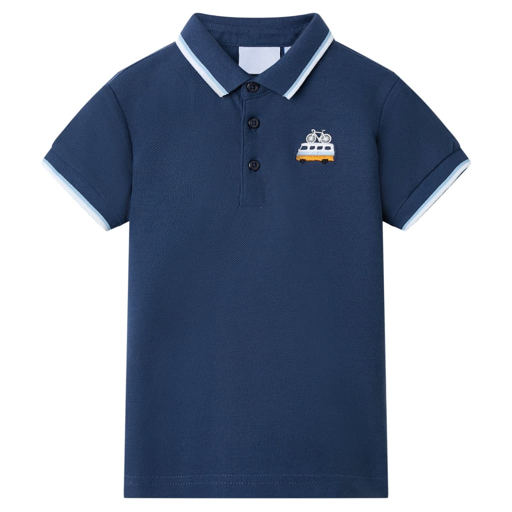 VidaXL Polo enfant 104 bleu foncé