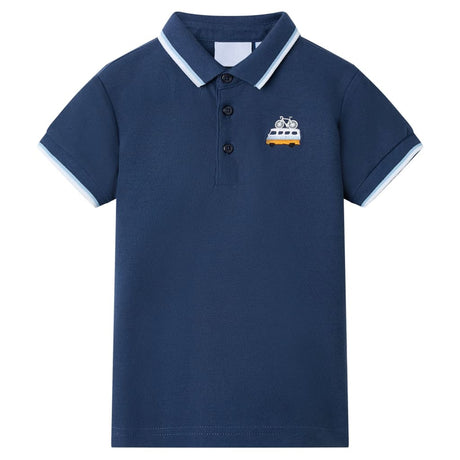 VidaXL Polo enfant 104 bleu foncé