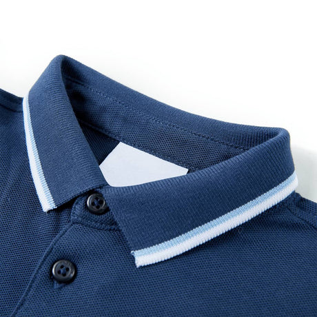VidaXL Polo enfant 116 bleu foncé