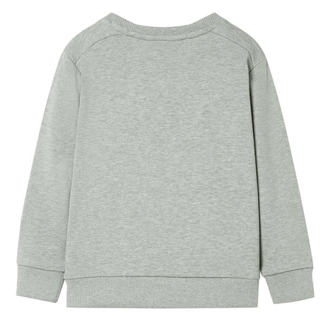VidaXL Pull enfant 92 kaki clair chiné