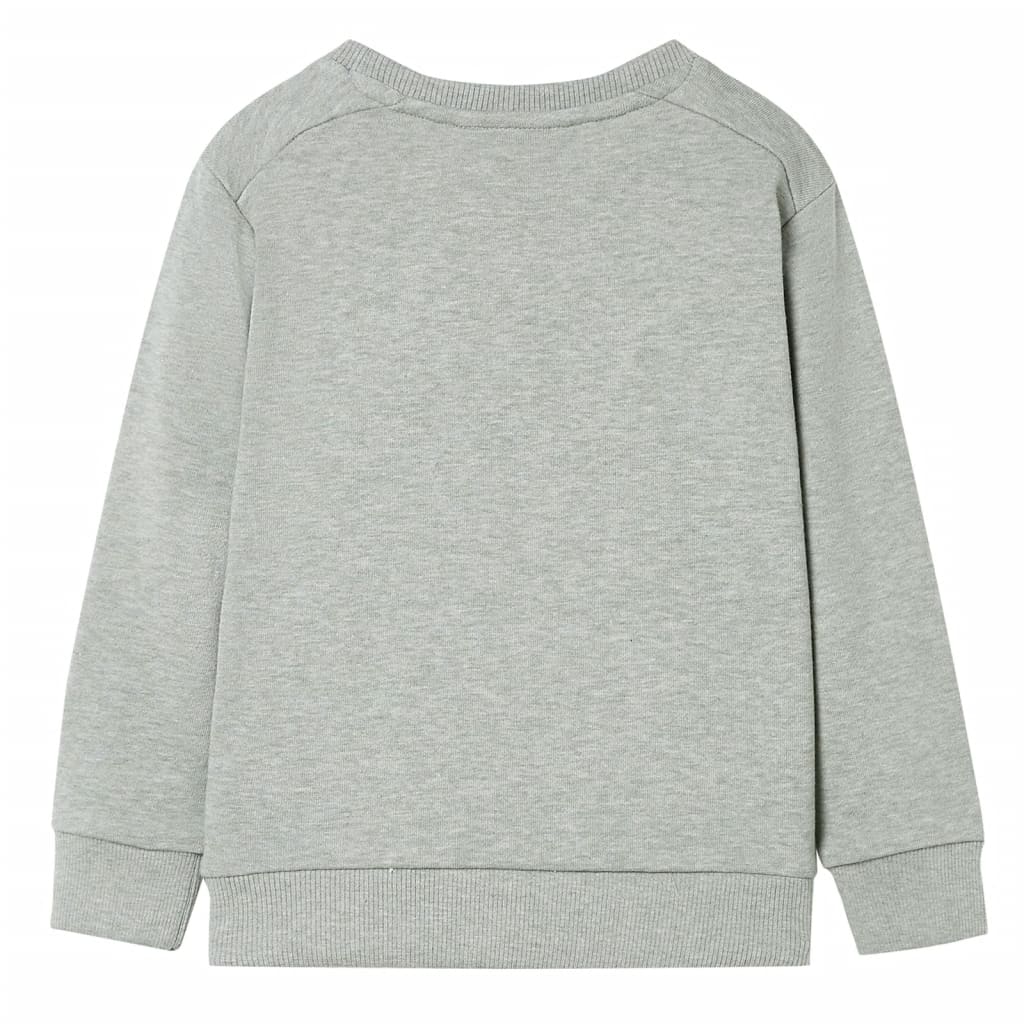 VidaXL Pull enfant 104 kaki clair chiné