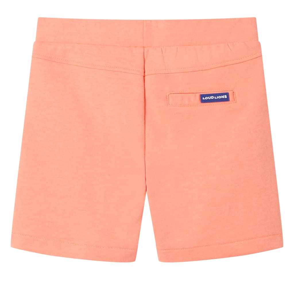 VidaXL Short enfant avec cordon de serrage 92 orange fluo
