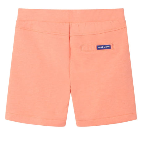 VidaXL Short enfant avec cordon de serrage 128 orange fluo