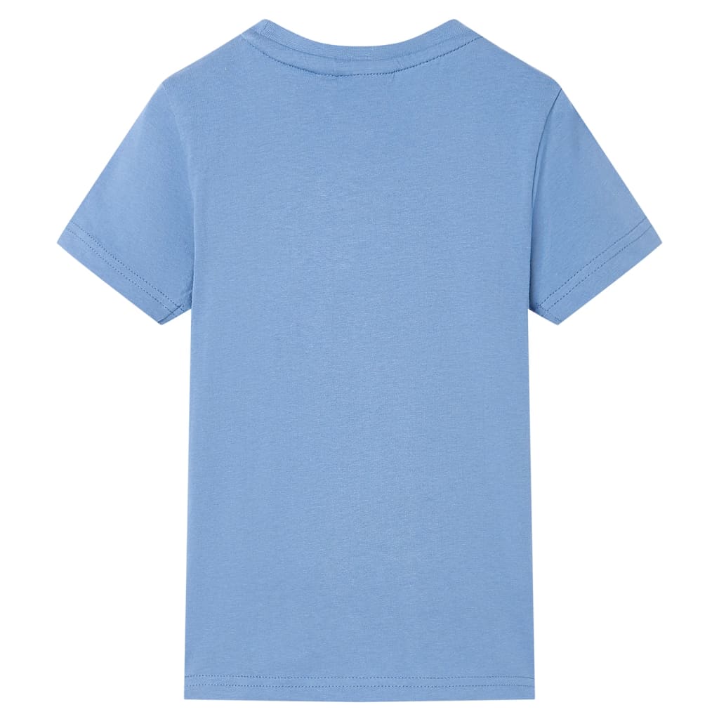 VidaXL Chemise enfant 140 bleu moyen