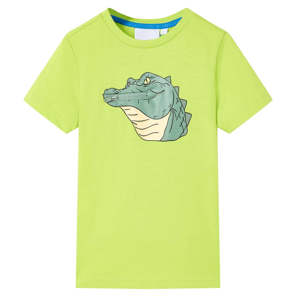 VidaXL Chemise enfant 104 vert citron