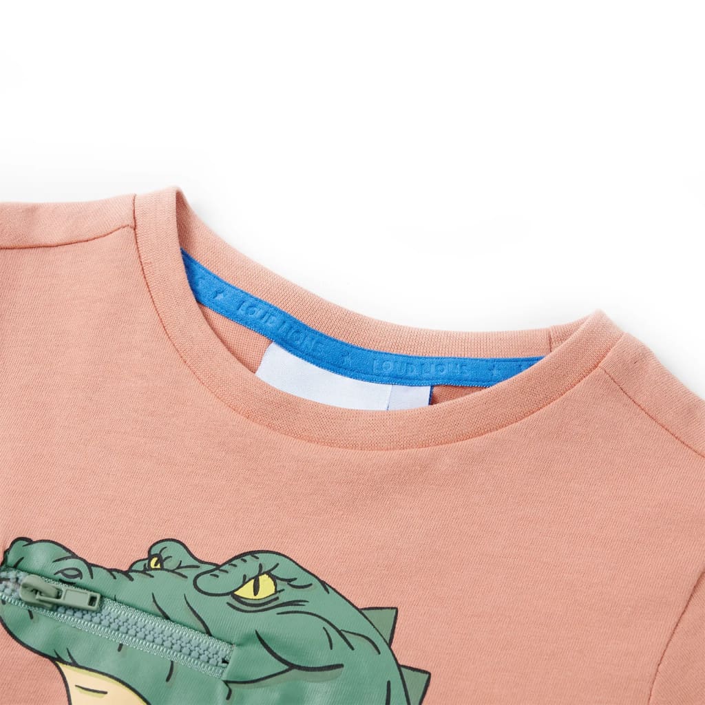 VidaXL Chemise enfant 116 orange clair