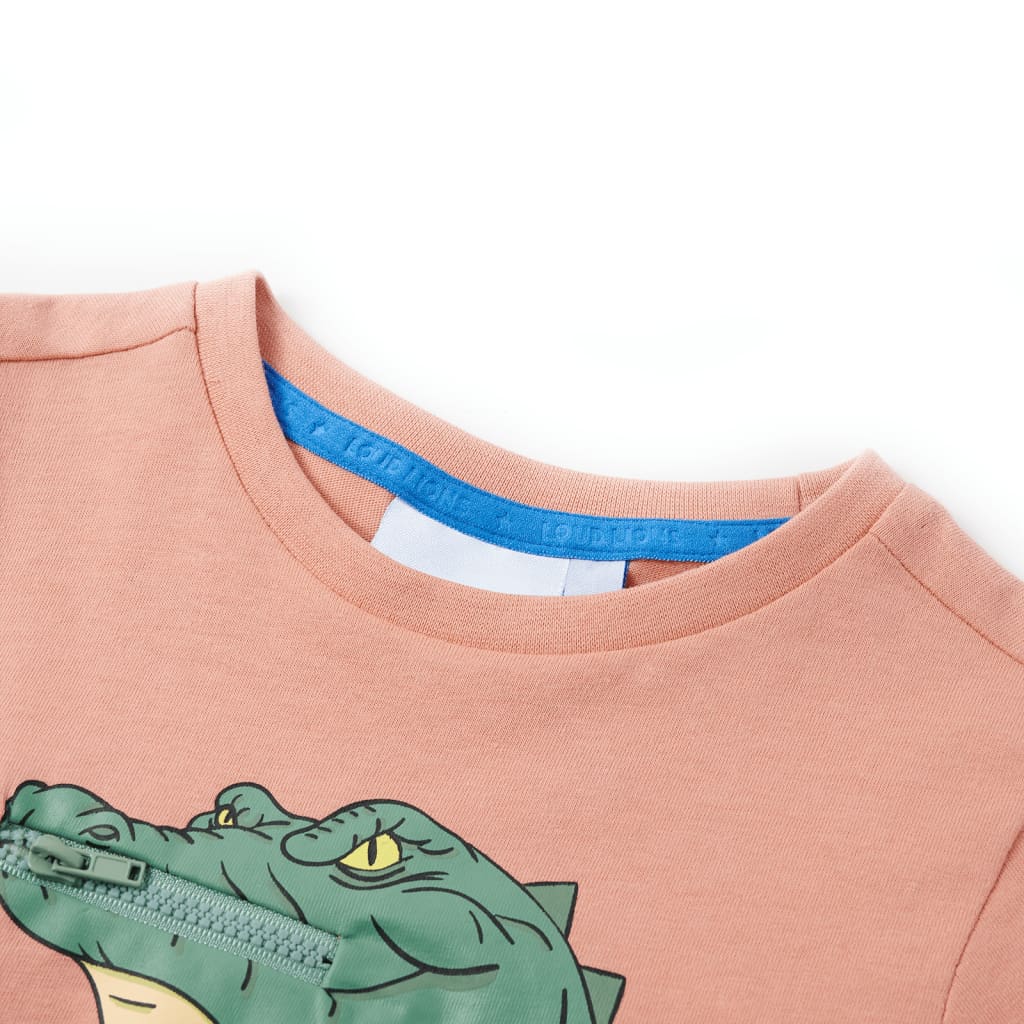 VidaXL Chemise enfant 140 orange clair