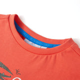 VidaXL Chemise enfant à manches courtes 116 rouge clair