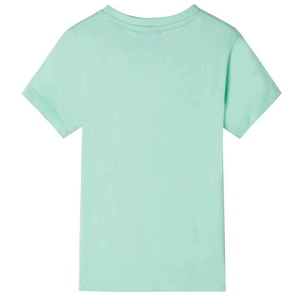 VidaXL Chemise enfant à manches courtes 92 vert clair