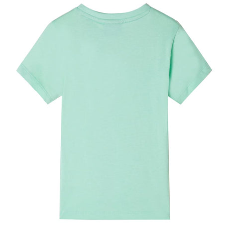 VidaXL Chemise enfant à manches courtes 92 vert clair