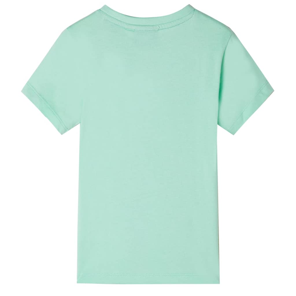 VidaXL Chemise enfant à manches courtes 140 vert clair