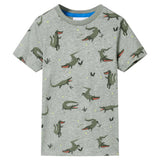 VidaXL chemise enfant 128 kaki clair mélangé