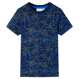 VidaXL Chemise enfant 104 bleu marine