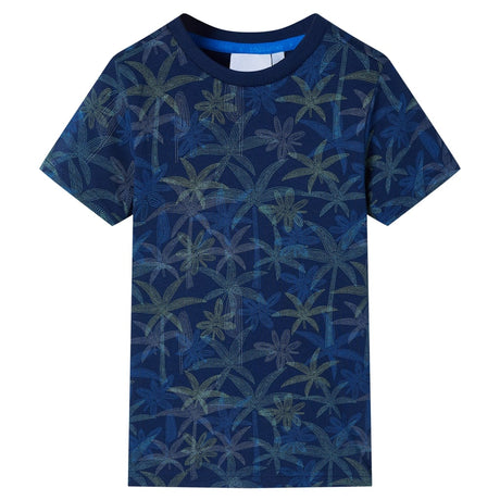 VidaXL Chemise enfant 104 bleu marine