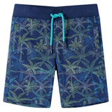 VidaXL short enfant avec cordon de serrage 140 bleu marine