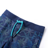 VidaXL short enfant avec cordon de serrage 140 bleu marine