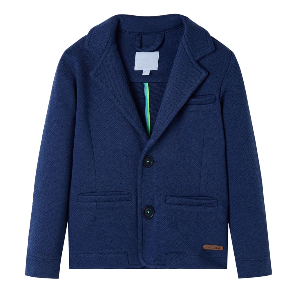 VidaXL Costume enfant 128 bleu foncé