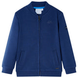 VidaXL Gilet enfant avec fermeture éclair 104 bleu marine