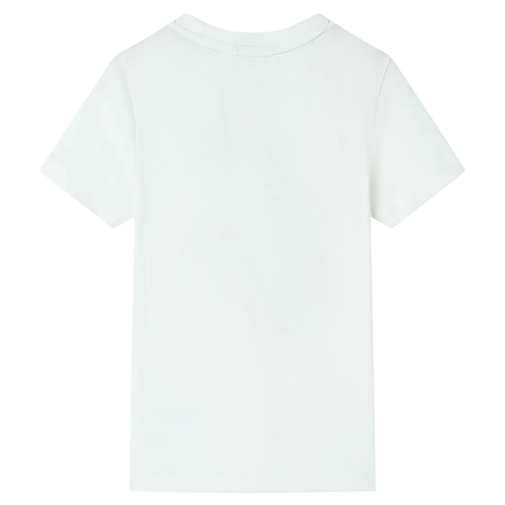 VidaXL Chemise enfant à manches courtes 92 écru