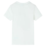 VidaXL Chemise enfant à manches courtes 92 écru