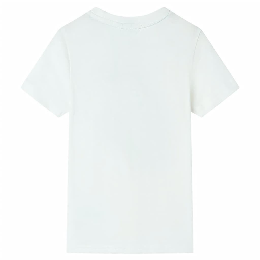 VidaXL Chemise enfant à manches courtes 104 écru