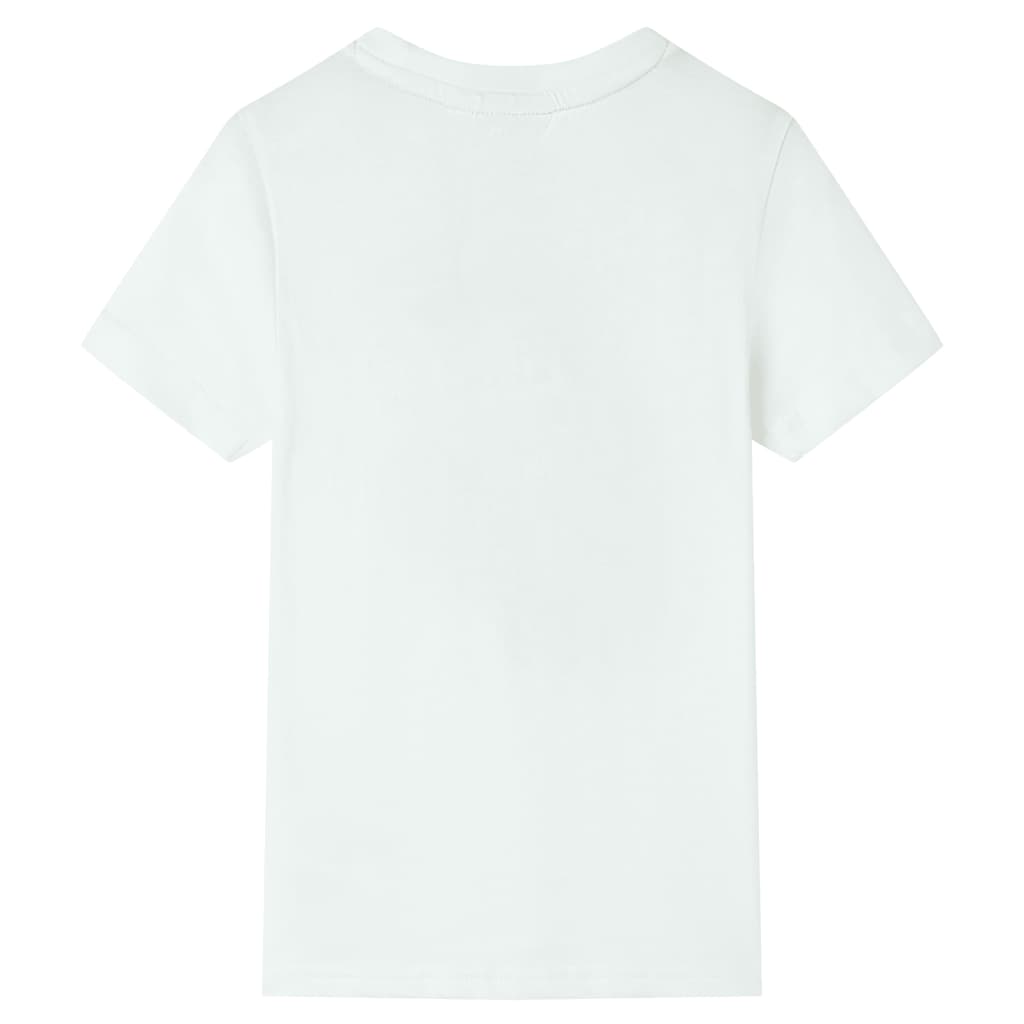 VidaXL Chemise enfant à manches courtes 116 écru