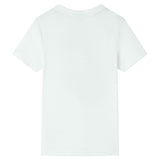 VidaXL Chemise enfant à manches courtes 128 écru