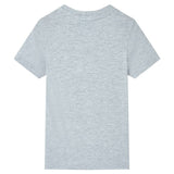 VidaXL Chemise enfant à manches courtes 92 gris