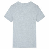VidaXL Chemise enfant à manches courtes 128 gris