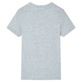 VidaXL Chemise enfant à manches courtes 140 gris