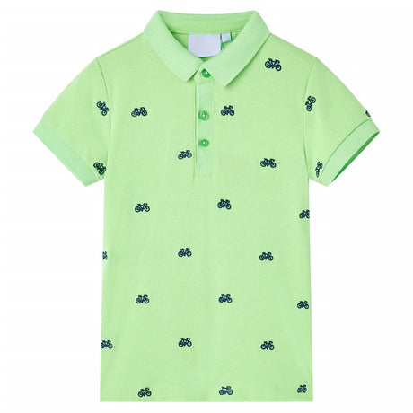VidaXL Polo enfant 116 vert fluo