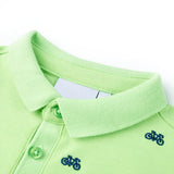VidaXL polo enfant 128 vert fluo
