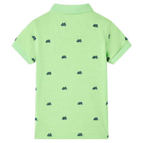 VidaXL Polo enfant 140 vert fluo