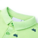 VidaXL Polo enfant 140 vert fluo