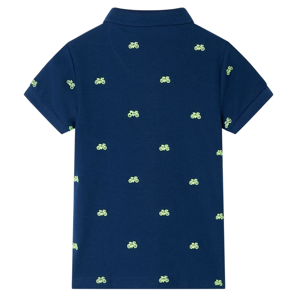 VidaXL Polo enfant 92 bleu marine