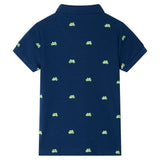 VidaXL Polo enfant 92 bleu marine