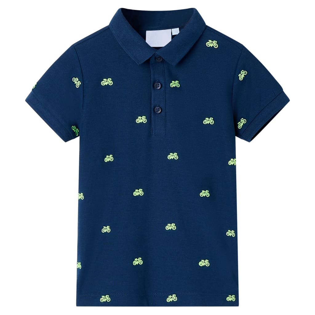 VidaXL Polo enfant 104 bleu marine