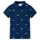 VidaXL polo enfant 140 bleu marine