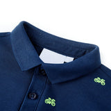 VidaXL polo enfant 140 bleu marine