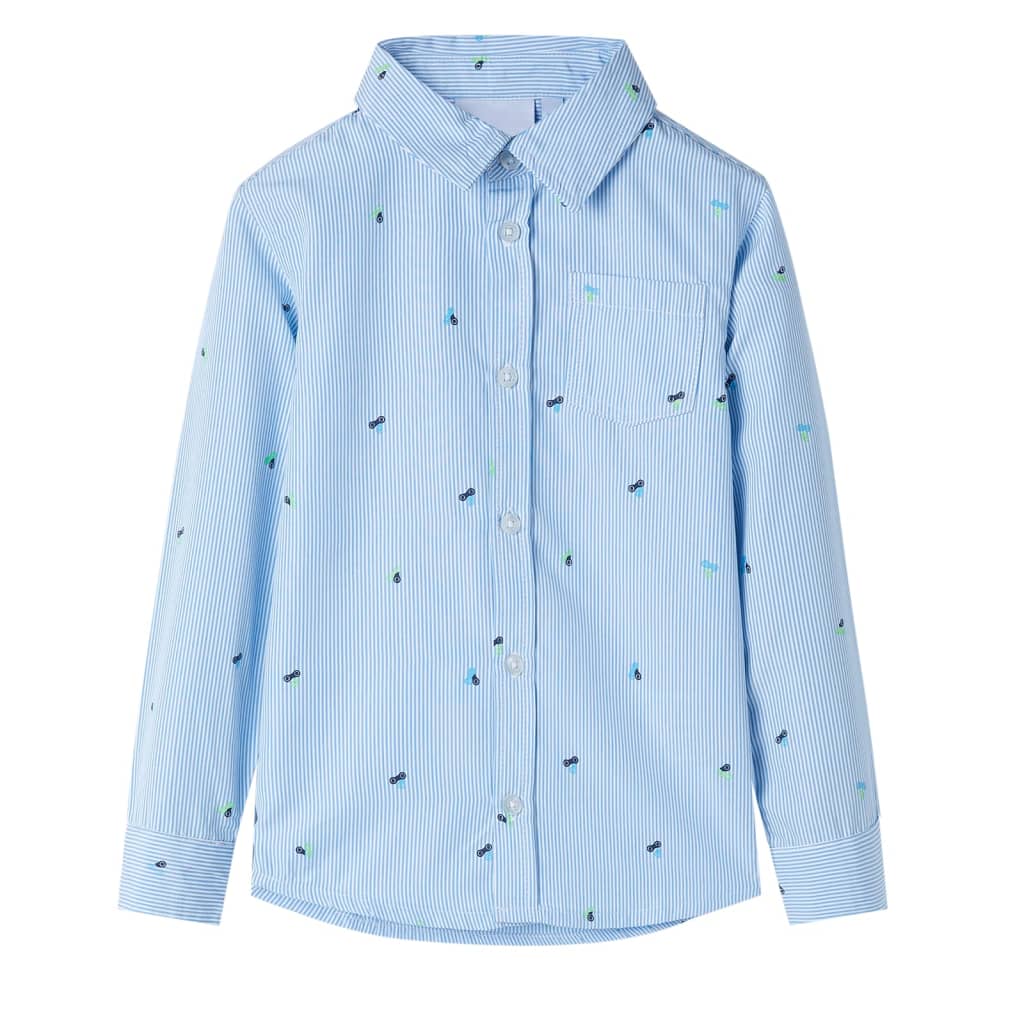 VidaXL Chemise enfant 92 bleu clair