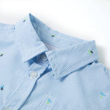 VidaXL Chemise enfant 92 bleu clair