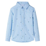 VidaXL Chemise enfant 116 bleu clair
