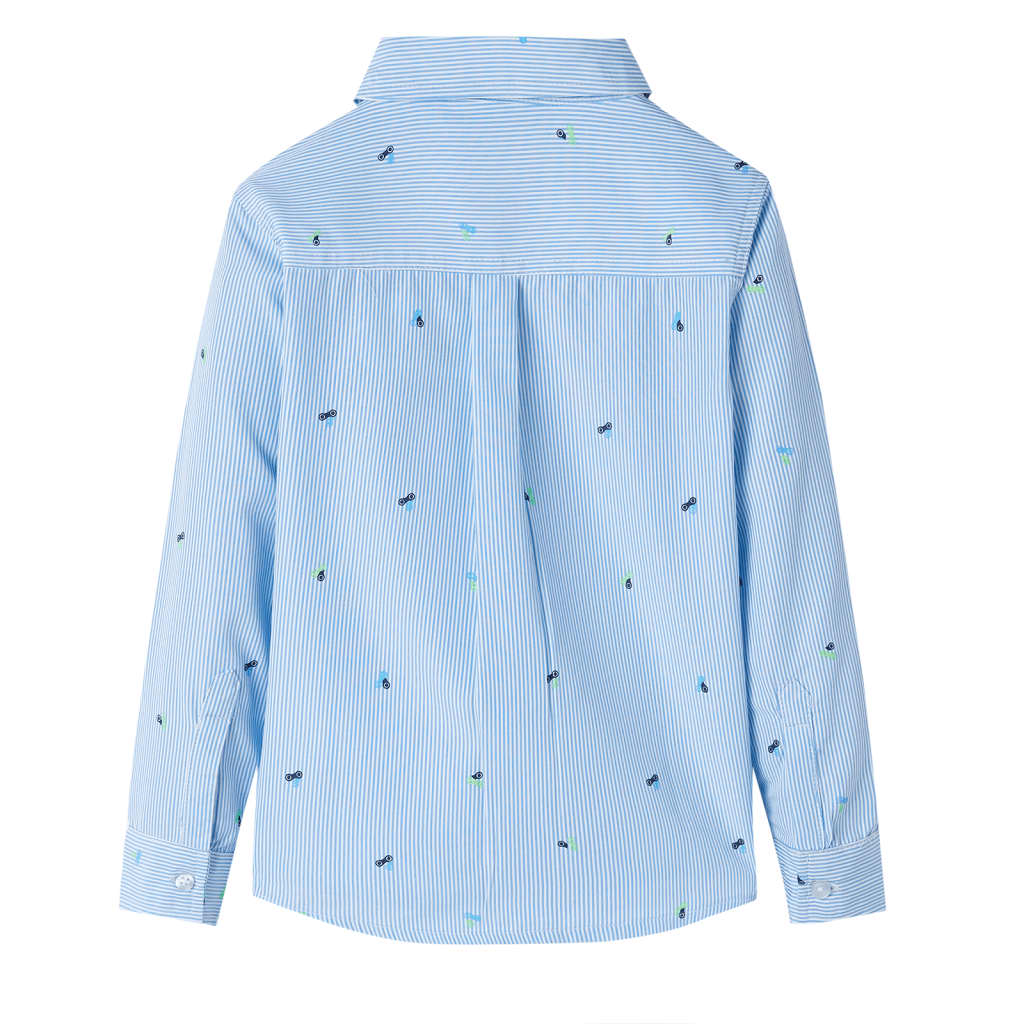 VidaXL Chemise enfant 116 bleu clair