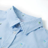 VidaXL Chemise enfant 128 bleu clair