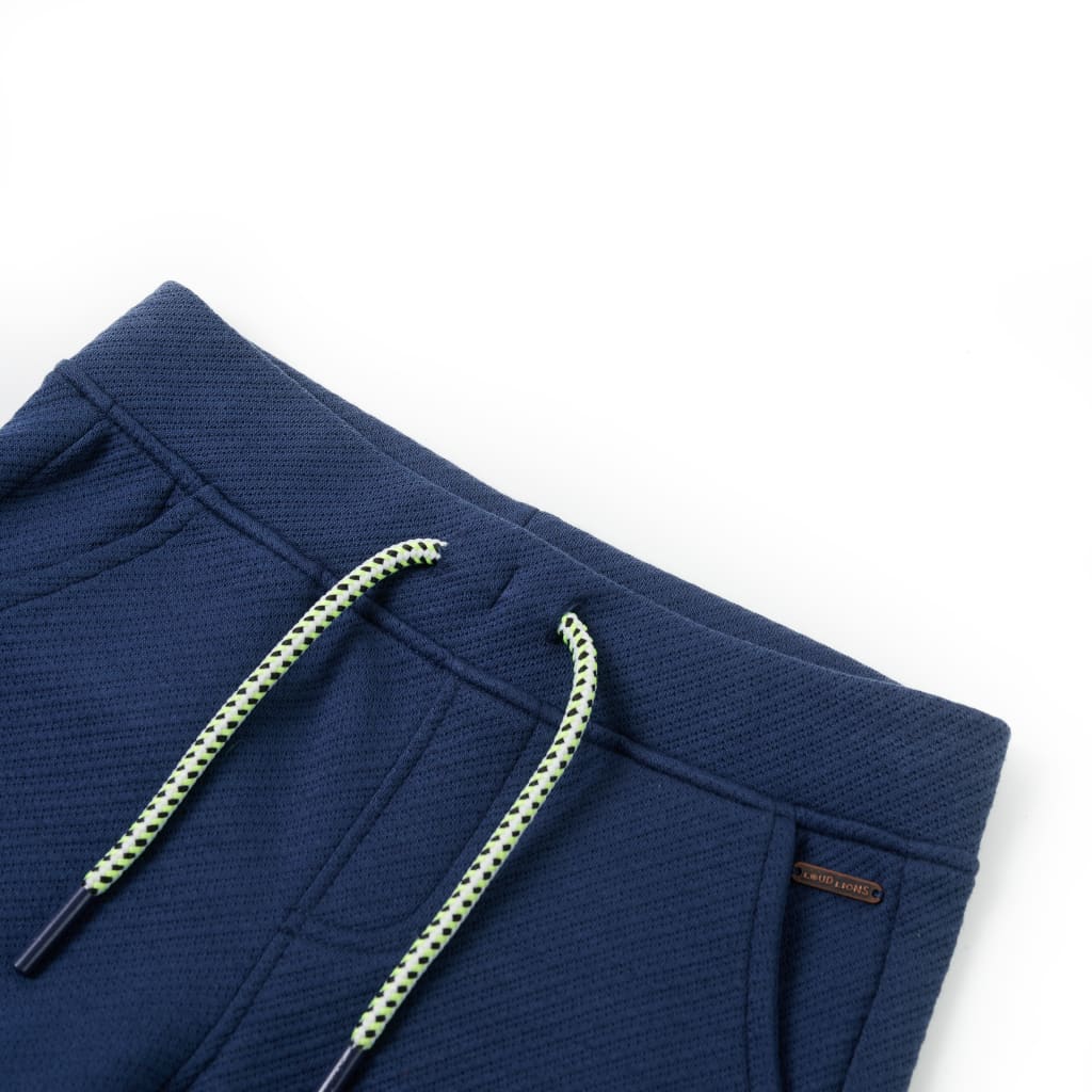 VidaXL Short enfant avec cordon de serrage 92 bleu foncé