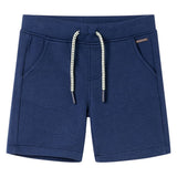 VidaXL Short enfant avec cordon de serrage 104 bleu foncé