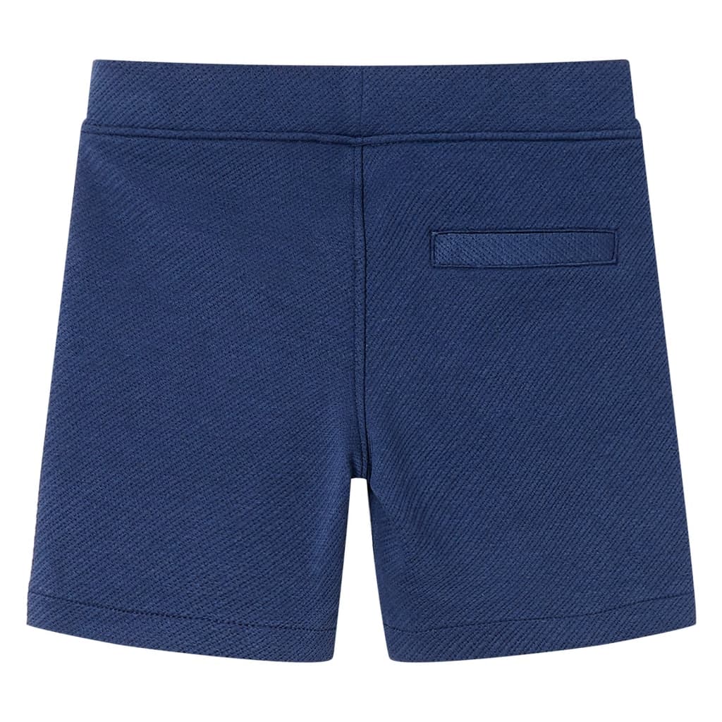 VidaXL Short enfant avec cordon de serrage 104 bleu foncé
