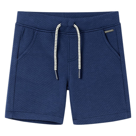VidaXL Short enfant avec cordon de serrage 140 bleu foncé