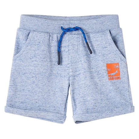 VidaXL Short enfant avec cordon de serrage 116 bleu mélange