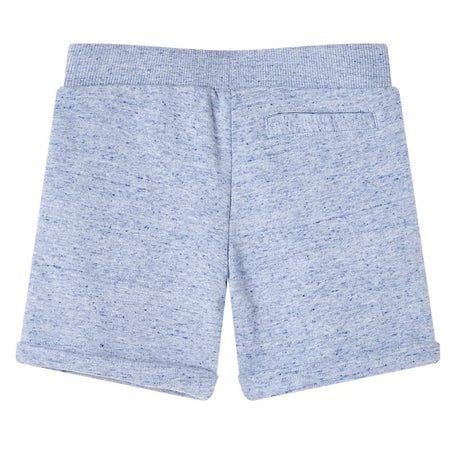 VidaXL Short enfant avec cordon de serrage 116 bleu mélange
